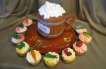 Mug and Veggie Cupcakes