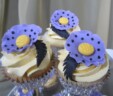 Purple Poppy Cupcakes