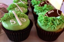 Football Cupcakes