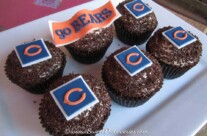Chicago Bears Cupcakes