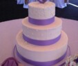 Dancing Flower Wedding Cake
