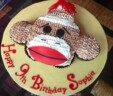 Sock Monkey Cupcakes Cake