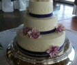 Sugar Orchid Wedding Cake