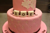 Zoe Christening Cake
