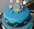 Blue Star Birthday Cake