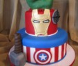“The Avengers” Grooms Cake
