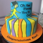 Dr Seuss Graduation Cake