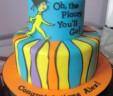 Dr Seuss Graduation Cake