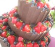 Leeza’s Chocolate Berry Wedding Cake