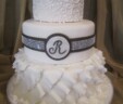 Jen’s Ruffles Wedding Cake