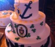Navy Celebration Cake