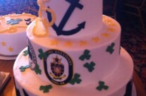 Navy Celebration Cake