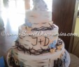 Dana’s Birch Tree Wedding Cake