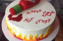 Hot Stuff Birthday Cake