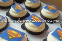 Super Hero Cupcakes from Sweet Discoveries