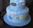 Airplane Baby Shower Cake