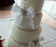 Classic White Wedding Cake
